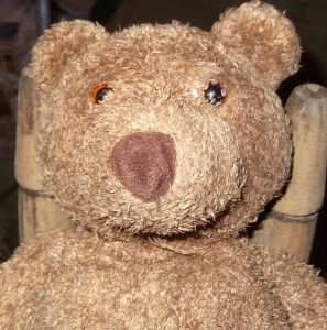 Vtg 2001 Saks Commonwealth Toy Novelty Plush Brown Teddy Bear VGC