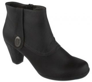 Bare Traps Mid Heel Ankle Boots with Side Zip —