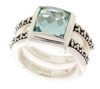 Michael Dawkins Sterling Lab Created Gemstone Ring —