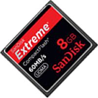 8GB Compact Flash Card SanDisk Extreme SDCFX 008G