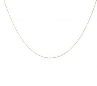 EternaGold 24 Twisted Box Chain Necklace 14K Gold, 2.4g —