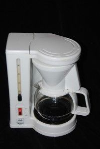 white melitta gevalia kaffe 4 cup coffee maker exc con
