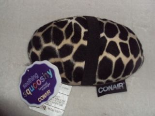 Conair Soothing Squooshy Hand Held Massager Leopard Print NWT