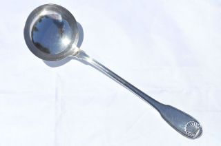 Christofle Vendome Arcantia Coquille Shell Silver Plated Soup Ladle