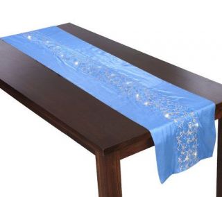 BethlehemLights BatteryOperated 72 Spring Table Runner with Timer