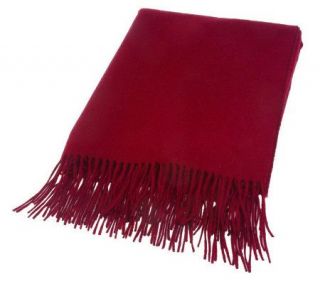 Northern Nights Cashmere & Wool Blend 50x60 Throw with Fringe