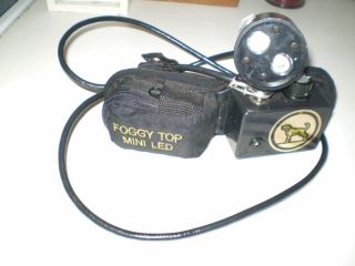 Foggy Top Mini Led 21 Volt Belt Coon Hunting Light VERY BRIGHT