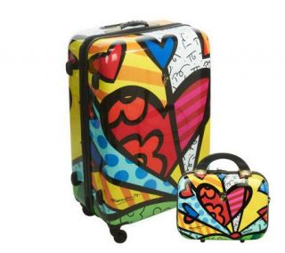 Heys USA Britto Collection 30 Spinner and Beauty Case —