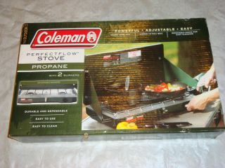 Coleman PerfectFlow Propane 2 Burner Stove Camping