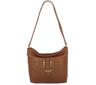 Stone Mountain Springfield Leather Double Entry Bucket Bag —