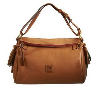 Dooney & Bourke Florentine Leather Medium Zip Hobo Bag —