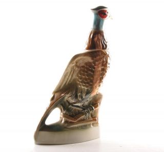 Vintage 1961 Jim Beam Pheasant Bird Decanter Bottle