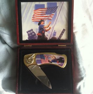  9 11 Firefighter Collectable Knife