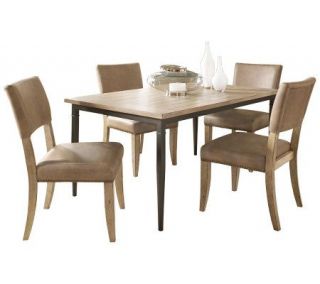 Hillsdale Charleston 5pc Rectangle Dining Set w/Parson Chairs