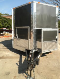 NEW 24 CONCESSION CATERING FOOD TRAILER WITH APPLIANCES & FIRE