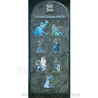 AP Artist Proof Disney 7 Pin Collector Set Haunted Mansion DLR Le 700