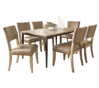 Hillsdale Charleston 7pc Rectangle Dining Set w/Parson Chairs