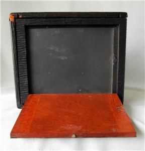 Antique Conley 4x5 Wooden Camera w Case Accessories EXC