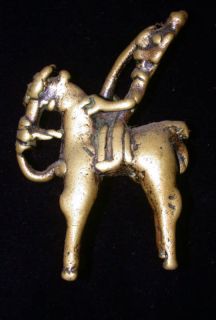  Bronze Khandoba Figure Rajasthan India 18 19th C
