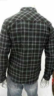 Social Collision Hot Topic Mens M Flannel Long Sleeve Button Down