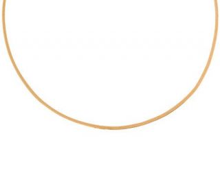 Veronese 18K Clad 16 Herringbone Chain Necklace   J299038
