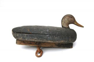 Estate Find Vintage Cork Body Duck Decoy
