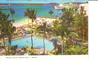 Sheraton British Colonial Hotel Nassau Bahamas Postcard