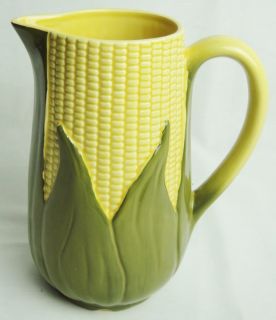 shawnee king corn ceramic milk pitcher 8 1 2 inches please look at the