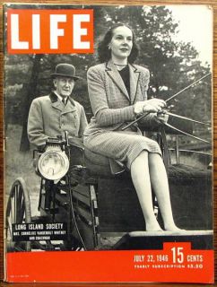 Life Mag July 22 1946 Mrs Cornelius Vanderbilt Whitney