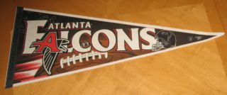 Vintage Atlanta Falcons Football Pennant Banner Flag