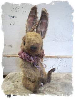 Antique Style ★ Tiny Old Clown Rabbit Vintage Toy New Size★ by