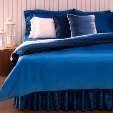   INDIGO MODERN King Ombre Comforter Ocean Blues Burnout Watercolor