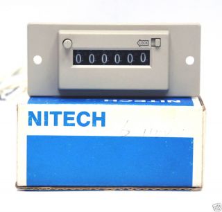 CSK6 YKW Mechanical Magnetic Counter 6 Digit AC220V