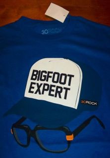 30 ROCK FRANK BIGFOOT EXPERT T Shirt MEDIUM NEW w/ TAG Judah