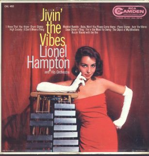 Lionel Hampton Jivin The Vibes LP VG VG Canada RCA