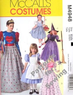 Pattern Sewing McCalls Girl Fairy Dorthy Princess Dress Costume Sz 3 8