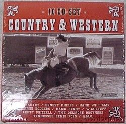 10 CD Country & Western Box 1927 1951 Remastered Hillbilly Boogie