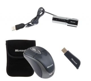 Microsoft Mobility 3000 Notebook Webcam and Wireless Mouse —