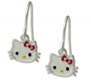 Hello Kitty Sterling Dangle Earrings   J303453