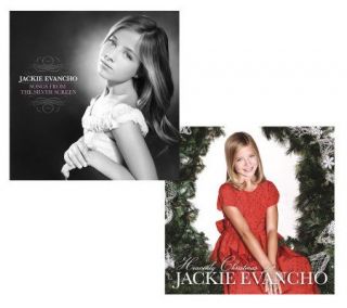 Jackie Evancho Songs from the Silver Screen & Heavenly Christmas CD 