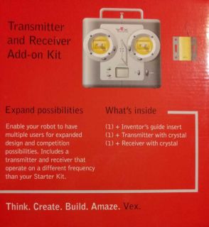 Vex Robotics Design System Transmitter & Receiver Add On Kit ~NEW~#276
