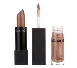 bareMinerals Double Ended Lip Color and Gloss Duo Cream Puff/Biscotti 