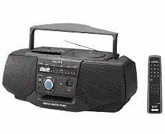 Sony CFD V25 Portable Stereo with CD/Radio andCassette Rec. — 