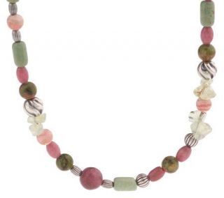 Carolyn Pollack Sterling Multi Gemstone 36 Necklace —