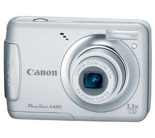 Canon PowerShot A480 Digital Camera   Silver —