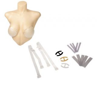 Bust Up Cups Silicone Breast Enhancers w/Accessories —