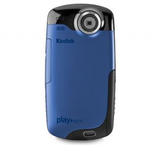 Kodak PlaySport Video Camera w/ $50.00 KodakCoupon   Blue —