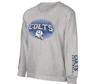 NFL Indianapolis Colts Boys Complex Long SleeveT Shirt —