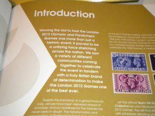 Team GB Gold Medal Winners Stamp Compendium 2012 London Olympics