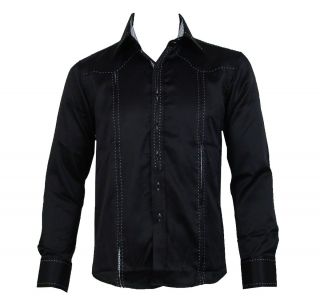 Lanzo Couture AV 3234 Shirt Black